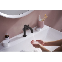 Змішувач Hansgrohe Tecturis S 110 Fine CoolStart для умивальника, Matt Black (73320670)