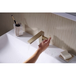 Смеситель Hansgrohe Tecturis E 110 Fine CoolStart для умывальника, Brushed Bronze (73020140)