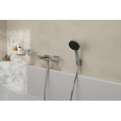 Смеситель для ванны, Hansgrohe Tecturis E Chrome (73420000)