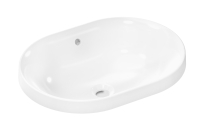 Умывальник врезной на столешницу Hansgrohe Xuniva U SmartClean, 540х400 мм, White (61062450)