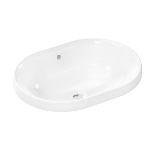 Умивальник врізний на стільницю Hansgrohe Xuniva U SmartClean, 540х400 мм, White (61062450)