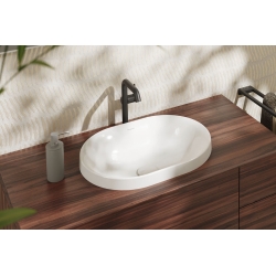 Умивальник врізний на стільницю Hansgrohe Xuniva U SmartClean, 540х400 мм, White (61062450)