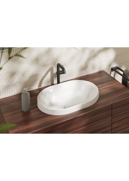 Умивальник врізний на стільницю Hansgrohe Xuniva U SmartClean, 540х400 мм, White (61062450)