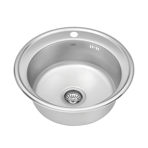 Кухонна мийка Kroner KRP Satin - 510 (0.6 мм) CV022769
