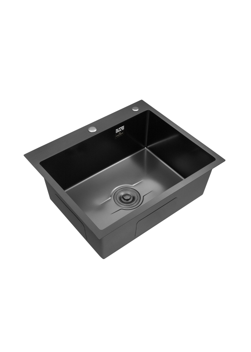 Кухонна мийка Kroner KRP Derby - 6050HM PVD (2,5/0,5 мм) CV027242