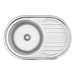 Кухонна мийка Kroner KRP Satin - 7750 (0.8 мм) CV022788