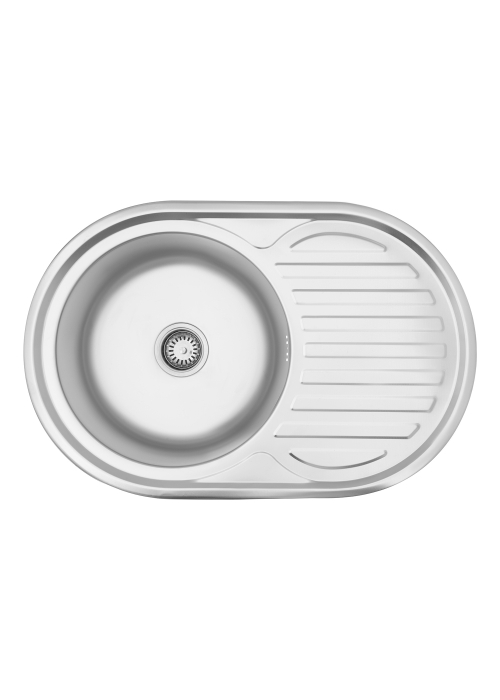 Кухонна мийка Kroner KRP Satin - 7750 (0.8 мм) CV022788