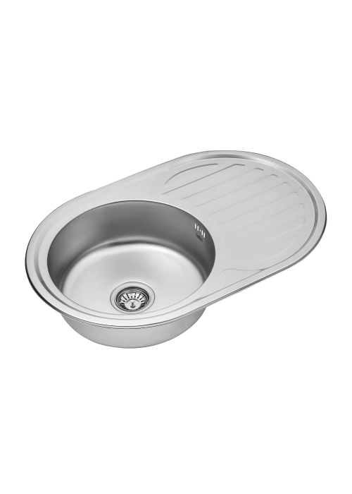 Кухонна мийка Kroner KRP Satin - 7750 (0.8 мм) CV022788