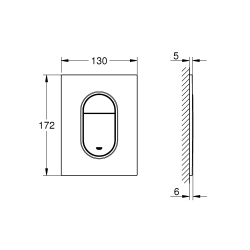 Панель змиву Grohe Arena Cosmopolitan 37624GL0