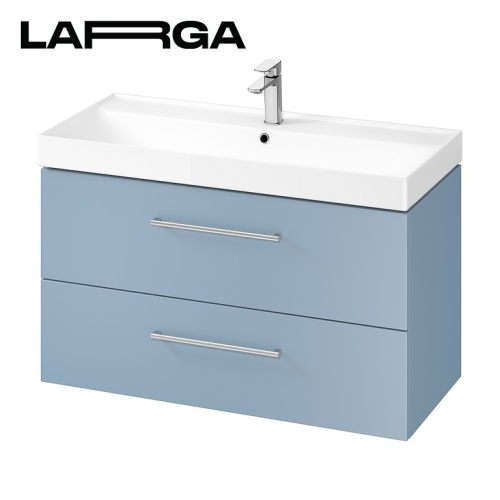 Шафка під умивальник Cersanit LARGA 100 блакитна S932-077