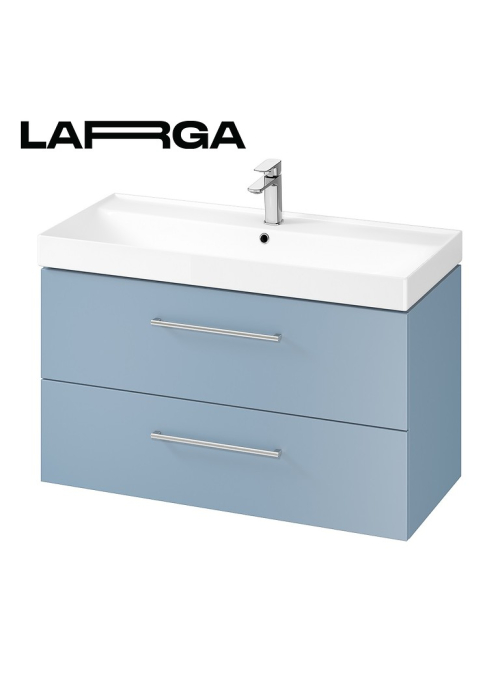 Шафка під умивальник Cersanit LARGA 100 блакитна S932-077