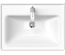 Раковина прямокутна меблева/підвісна Duravit D-Neo, 650x480 мм, з отвором для змішувача, з переливом, білий 2367650000