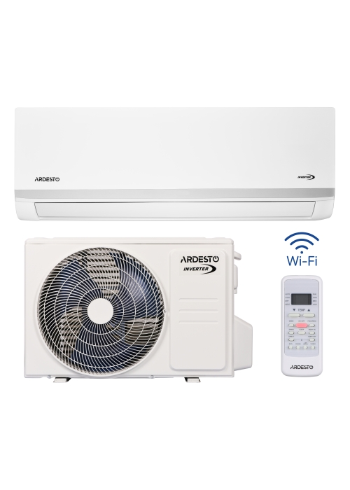 Кондиціонер ARDESTO  інверторний 35 м2, ERP інвертор, A++/A+, до -20°С, Wi-Fi, R32, ACM-12ERP-R32-WF-AG-S, білий