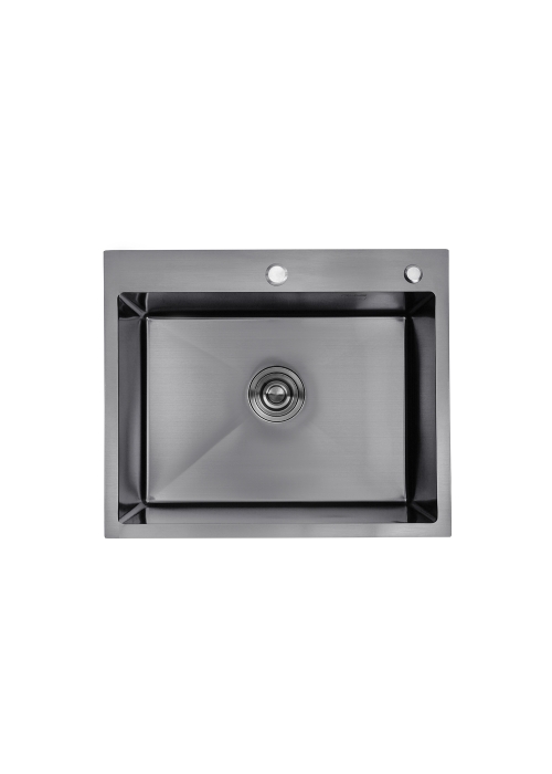 Кухонна мийка Kroner KRP Schwarze - 6050HM PVD (3.0/1.0 мм) CV025260
