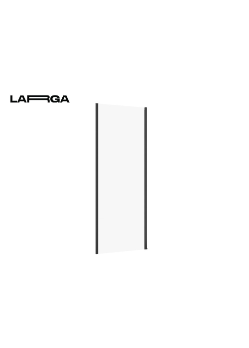 Стінка до розпашних дверей larga 80х195, профіль чорний