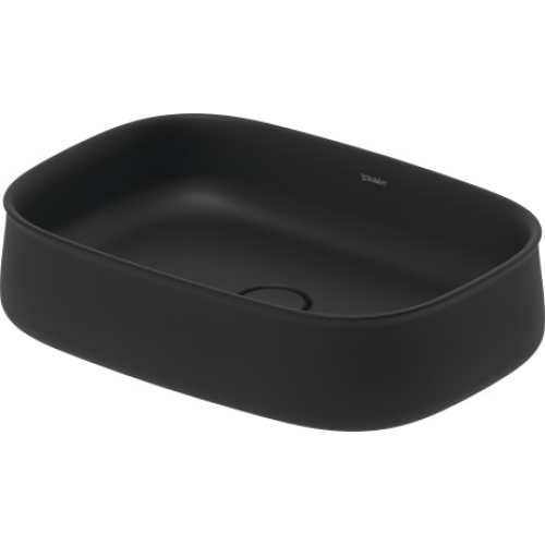Раковина на стільницю Duravit Zencha 550x390 мм, без отвору для змішувача, без перелива, антрацит матовий 2373551379
