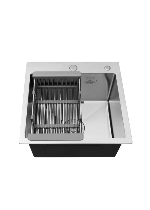 Кухонна мийка Kroner KRP Geburstet - 5050HM (3.0/1.0 мм) CV022800