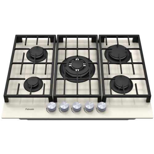 Варильна поверхня газова Fabiano FHG 8255 VGHT Cream Glass 8111.406.1481