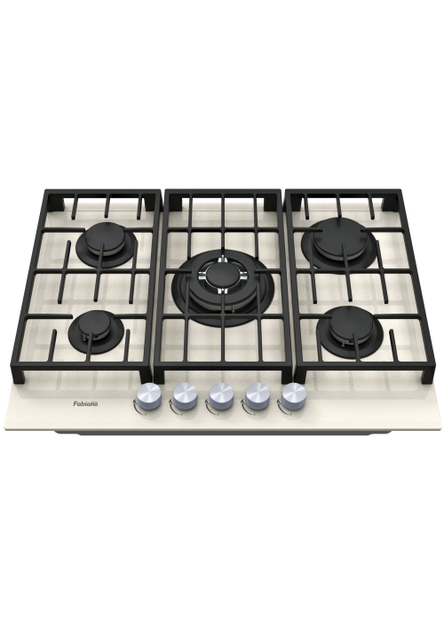 Варильна поверхня газова Fabiano FHG 8255 VGHT Cream Glass 8111.406.1481