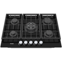 Варильна поверхня газова Fabiano FHG 8255 VGHT Black Glass 8111.406.1479