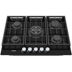 Варильна поверхня газова Fabiano FHG 8255 VGHT Black Glass 8111.406.1479