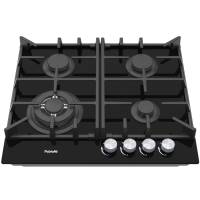 Варочная поверхность газовая Fabiano FHG 1044 VGHT2 Black Glass 8111.406.1466