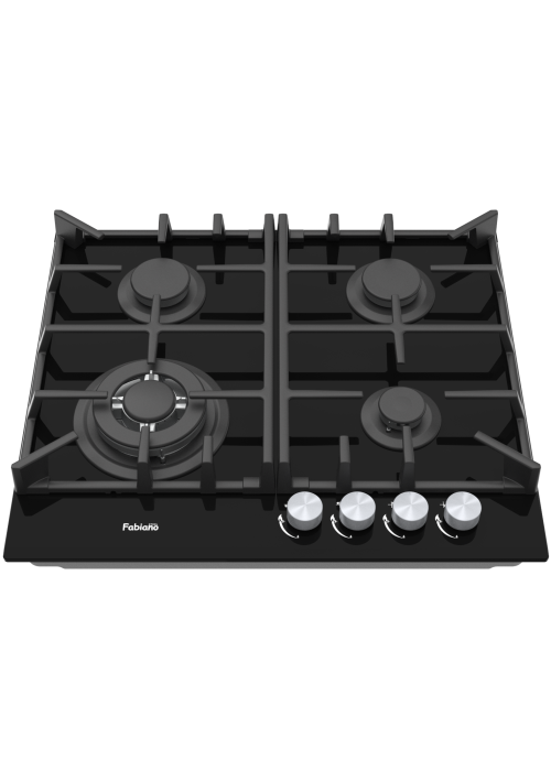 Варильна поверхня газова Fabiano FHG 1044 VGHT2 Black Glass 8111.406.1466