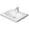 Раковина прямокутна Duravit DuraStyle меблева 650x480 мм, з переливом, з отвором для змішувача, білий 2320650000