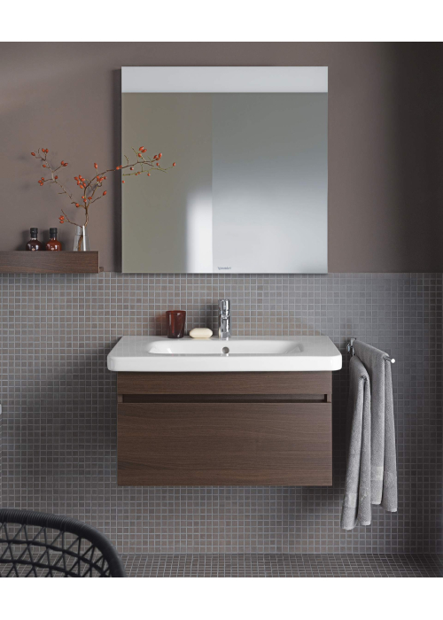 Раковина прямокутна Duravit DuraStyle меблева 650x480 мм, з переливом, з отвором для змішувача, білий 2320650000