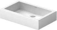 Раковина прямокутна Duravit Vero на стільницю, 600x380 мм, без отвору для змішувача, без перелива, білий 0455600000