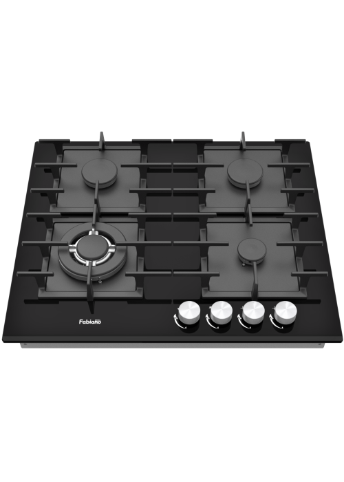 Варильна поверхня газова Fabiano FHG 1444 VGHT2 Black Glass 8111.406.1469