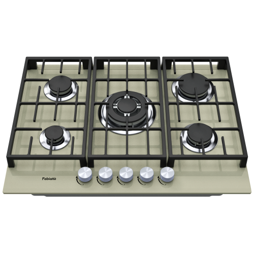 Варильна поверхня газова Fabiano FHG 8255 VGHT Champagne Glass 8111.406.1483