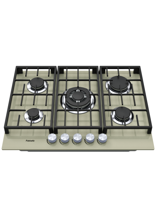 Варильна поверхня газова Fabiano FHG 8255 VGHT Champagne Glass 8111.406.1483