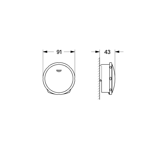 Перелив для ванни Grohe Talentofill 19952GL0