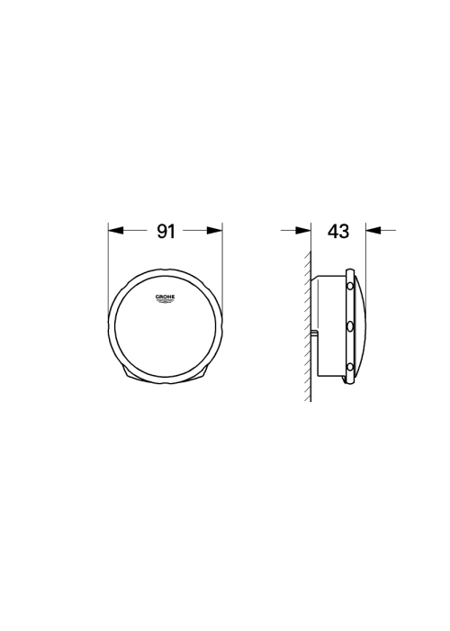 Перелив для ванни Grohe Talentofill 19952GL0