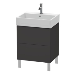 Раковина прямокутна Duravit Vero Air меблева 600x470 мм, з переливом, з отвором для змішувача, білий 2350600000