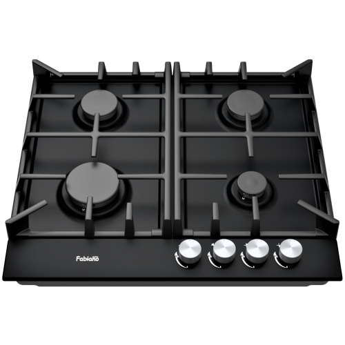 Варильна поверхня газова Fabiano FHG 3744 VGH Black 8112.406.1468