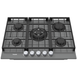 Варильна поверхня газова Fabiano FHG 8255 VGHT Titanium Glass 8111.406.1482
