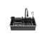 Кухонная мойка Kroner KRP Schwarze - SET7545NB PVD (3.0/0.8 мм) CV033805