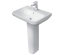 Раковина прямокутна Duravit DuraStyle підвісна, 600x440 мм, з отвором для змішувача, з переливом, білий 2319600000