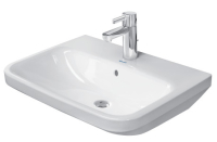 Раковина прямокутна Duravit DuraStyle підвісна, 600x440 мм, з отвором для змішувача, з переливом, білий 2319600000