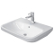 Раковина прямокутна Duravit DuraStyle підвісна, 600x440 мм, з отвором для змішувача, з переливом, білий 2319600000