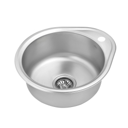 Кухонна мийка Kroner KRP Satin - 4843 (0.8 мм) CV022757
