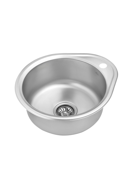 Кухонна мийка Kroner KRP Satin - 4843 (0.8 мм) CV022757