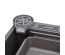 Кухонная мойка Kroner KRP Schwarze - SET7545NG PVD (3.0/0.8 мм) CV033806