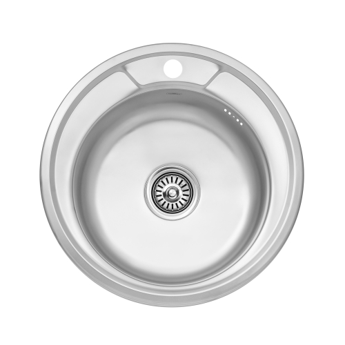Кухонна мийка Kroner KRP Satin - 490 (0.6 мм) CV022764