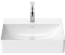 Раковина прямокутна Duravit DuraSquare меблева/підвісна, 500x470 мм, з отвором для змішувача, без перелива, 2353500041