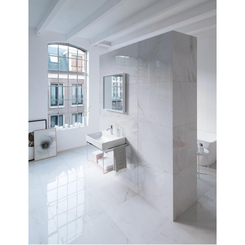 Раковина прямокутна Duravit DuraSquare меблева/підвісна, 500x470 мм, з отвором для змішувача, без перелива, 2353500041