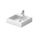 Раковина прямокутна Duravit Vero, накладна/підвісна, 500x470 мм, з отвором для змішувача, з переливом, білий 0454500000