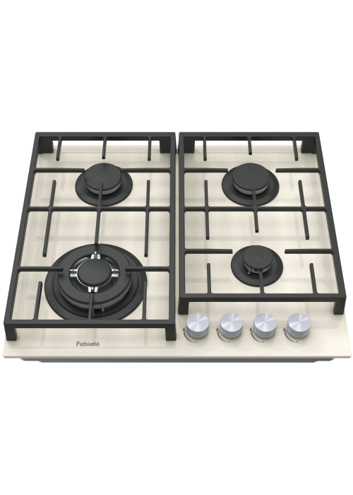 Варильна поверхня газова Fabiano FHG 8244 VGHT Cream Glass 8111.406.1472